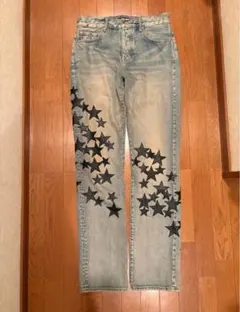 AMIRI star lether jeans 確実正規品 SSENSEのサムネイル