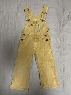 DENIMDUNGAREE ベージュオーバーオール 100cm