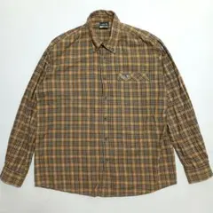 Jack Wolfskin　サイズ3XL　ネルシャツ　チェック　黄色　グレーのサムネイル