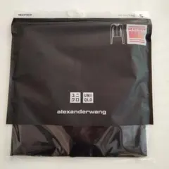 ユニクロ alexanderwang ヒートテック クルーネックＴ ブラック Ｓ