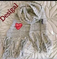 赤いハート のマフラー Desigal