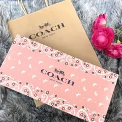 新品☆COACH(コーチ)ショップ袋 ギフトBOX セット