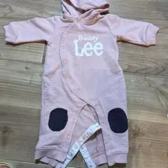 Buddy Lee フード付きロンパース ピンク