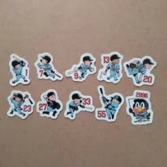 東京ヤクルトスワローズ 2024 CREW オリジナルフレークシール