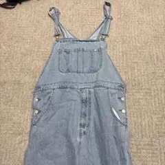 デニムオーバーオール ライトブルー