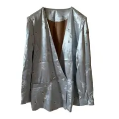 定価22.990 ZARA サテンジャケット シャンパンゴールド - メルカリ