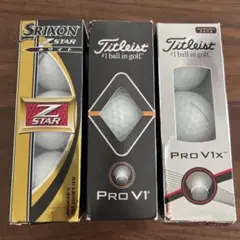Titleist & Srixon 3箱 x 3個