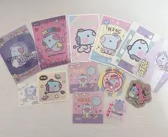 BT21 MANGキャラクター ステッカー カード セット