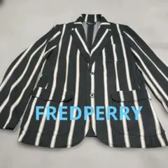FREDPERRYストライプ テーラードジャケット
