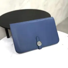エルメス ドゴン GM ネイビー シルバー金具 - メルカリ