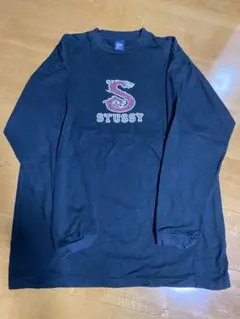 old stussy 90s ロンt USA 希少　ブラック　ビックサイズ