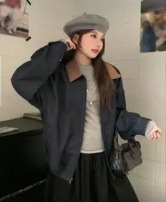 SHEIN デニム ブルゾン ジャケット 未使用品