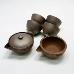 希少な古備前　宝瓶　湯冷し 備前焼 宝瓶 湯冷し 湯さまし セット - メルカリ