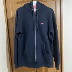 Supreme Small Box Zip Up Hooded navyのサムネイル