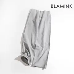 3575【美品】ブラミンク 2タックチノパンツ スラックス ベージュ S