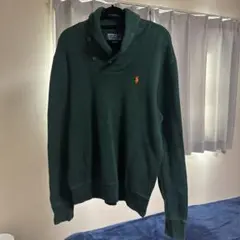 Polo by Ralph Lauren ハーフジップトレーナー M グリーン
