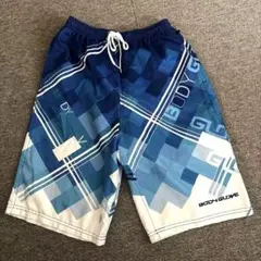 BODY GLOVE サーフパンツ 青系 幾何学模様