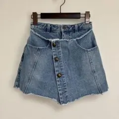 R00986 アリシアスタン デニムスコート ショートパンツ