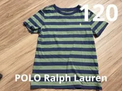 POLO RALPH LAUREN ストライプ Tシャツ 120 みどり　男の子