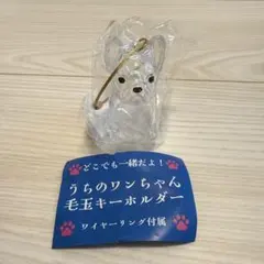 프렌치 불독 도그 헤어 스토리지 메모리얼 퍼 볼 키 체인