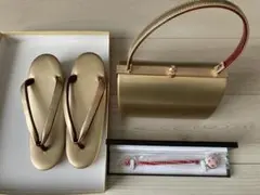 【最終値下げ】和装用バッグ・草履・時計　セット