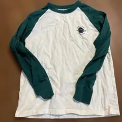 UNIQLO キッズ Tシャツ 150cm ホワイト/グリーン