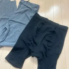 マタニティパンツ LLサイズ グレー・黒 2色セット