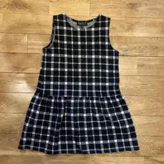 アニエスベー　agnes b ワンピース　ジャンパースカート　8ans 120