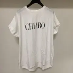 CHIARO ロゴプリント 半袖Tシャツ ホワイトのサムネイル