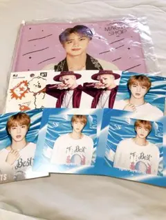 BTS ジン JIN うちわ フラッグ 公式 まとめ売り アンカバ BTS ジン JIN うちわ フラッグ 公式 まとめ売り アンカバ BTS