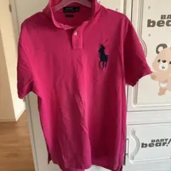 Polo Ralph Lauren ピンク ポロシャツ L