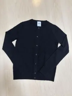 美品　GAP ギャップ　丸首　ニット　カーディガン　婦人　黒