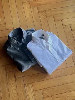 【GITMAN BROS】長袖シャツ USA製 Sサイズ 2枚セット