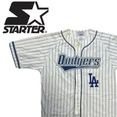 レア　野茂　starter ドジャース　LA ユニフォーム　シャツ　ストライプ レア 野茂 starter ドジャース LA ユニフォーム シャツ ストライプ