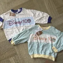 新品未使用タグ付き　Disney 100 長袖裏毛トレーナー 110 ミッキー