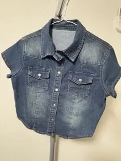 韓国　デニムジャケット　トップス