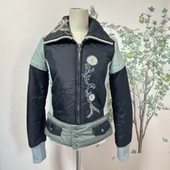 DIESEL 刺繍 中綿 ブルゾン アウター 【S】