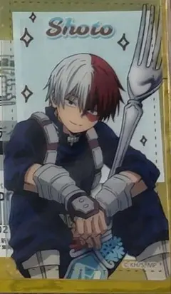 ヒロアカ オープンスクール 轟焦凍 クリアカード カップケーキ　レア