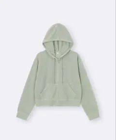 ループヤーンフルジップパーカ　グリーン　Mサイズのサムネイル