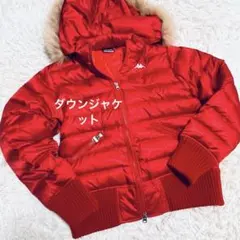 ダウンジャケット　Kappa ゴルフフード付き　L