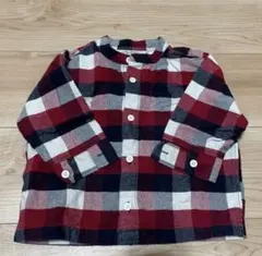 無印良品　90サイズ チェックシャツ