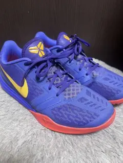 NIKE KOBE スニーカー コービー バッシュ パープル イエロー　箱なしのサムネイル