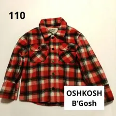 OSHKOSH B‘Gosh フリースチェックシャツ 110