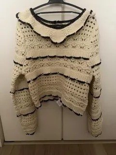 FURFUR スカラップニットトップスのサムネイル