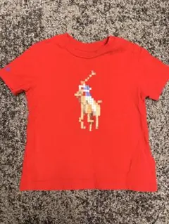 Ralph Lauren ポロ馬 ピクセルTシャツ 12M