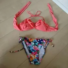 水着 セパレート 花柄 ビキニ