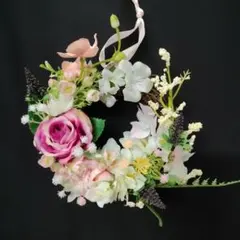 【10cm】春の訪れミニリース造花
