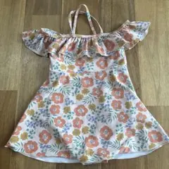 アプレレクール  水着　ワンピース　花柄　110