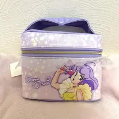 クリーミーマミ　バニティポーチ　しまむら　クリーミィマミ　パープル　アニメ　新品のサムネイル