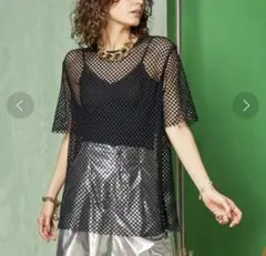 MAISON SPECIAL メッシュ 半袖 Tシャツ ブラックのサムネイル